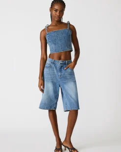 Meaghan Top Blue Heather