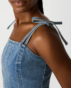 Meaghan Top Blue Heather