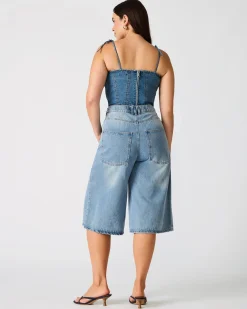 Meaghan Top Blue Heather
