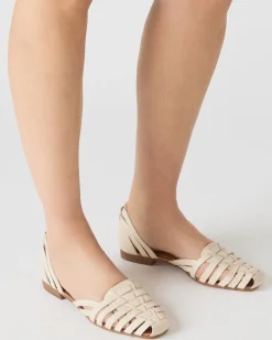 Medlin White Leather