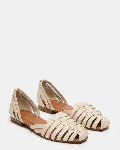 Medlin White Leather