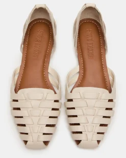 Medlin White Leather