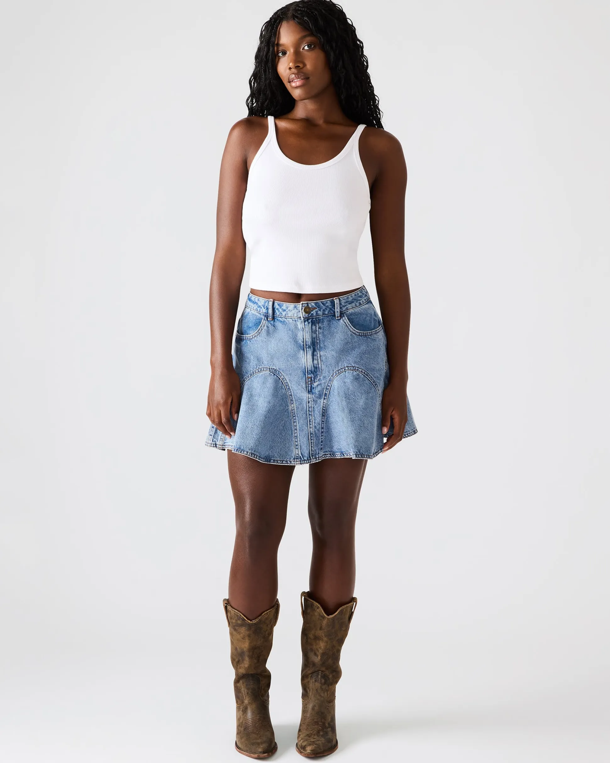 Melany Denim Skirt Forever Blue