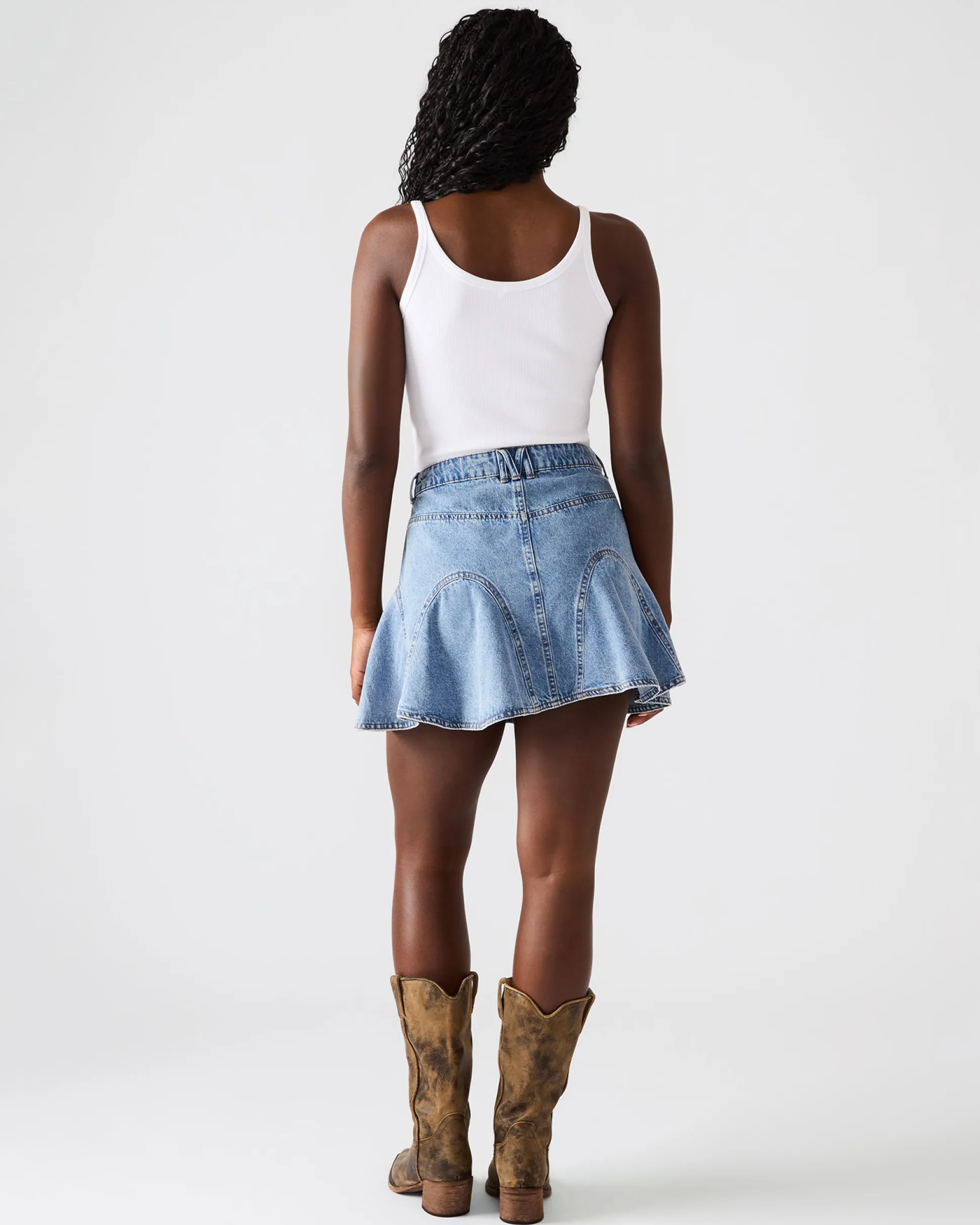 Melany Denim Skirt Forever Blue
