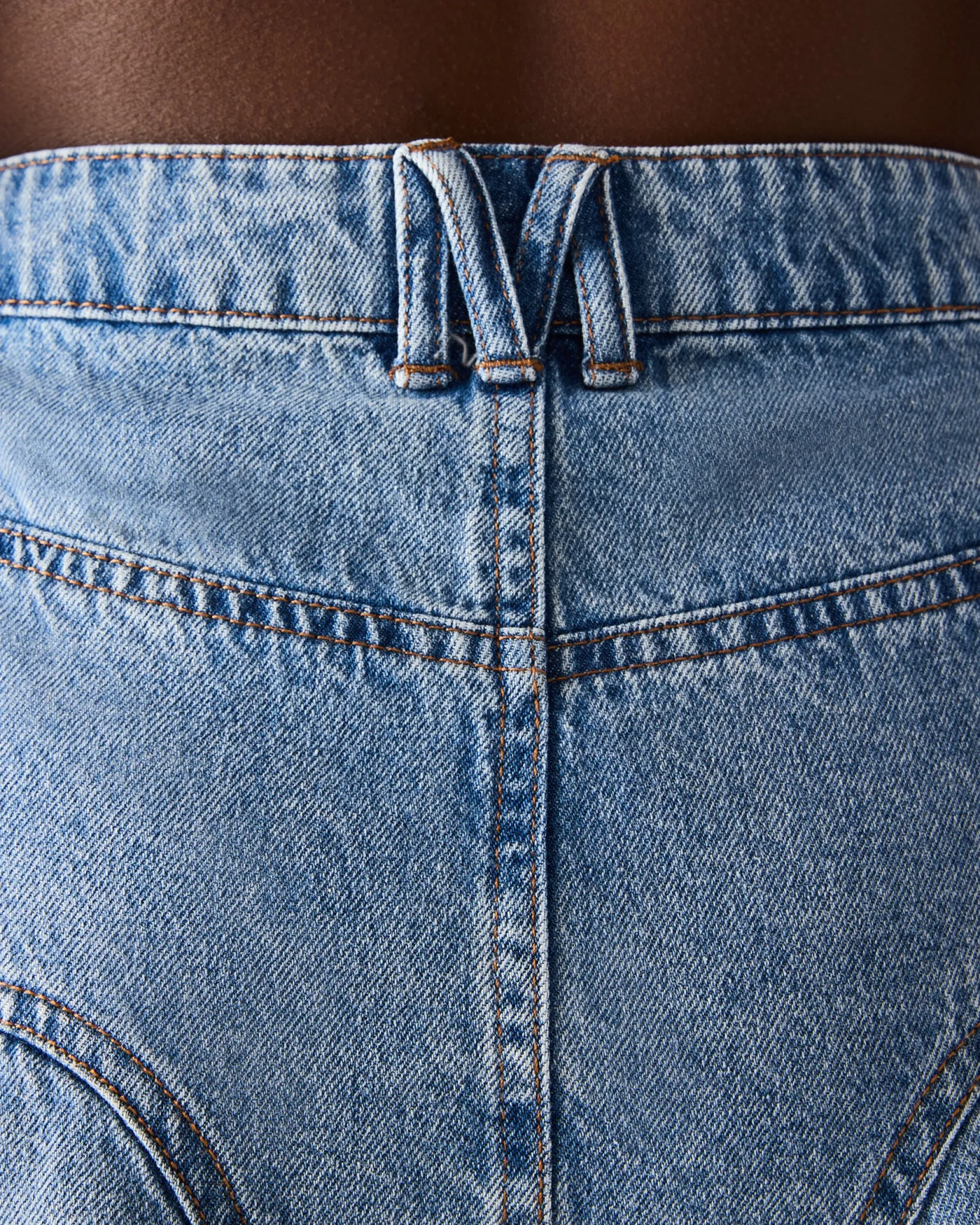 Melany Denim Skirt Forever Blue