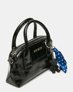 Melodie Bag Black Crocodile