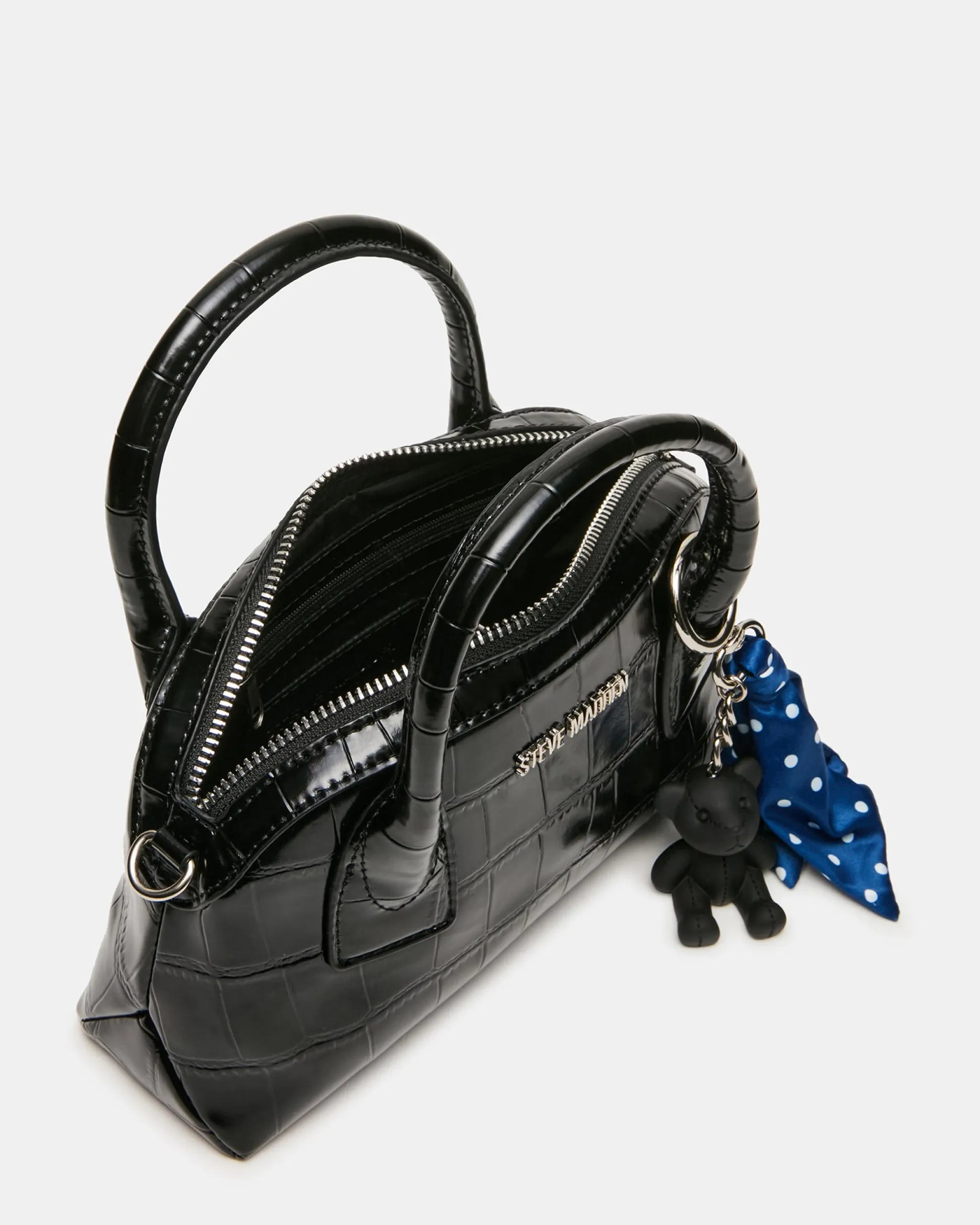 Melodie Bag Black Crocodile