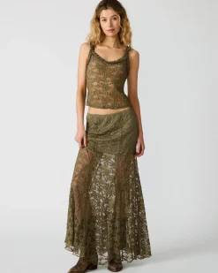 Mirabel Skirt Mountain Green
