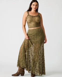 Mirabel Skirt Mountain Green