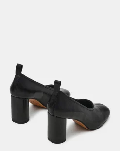 Monnet Black Leather