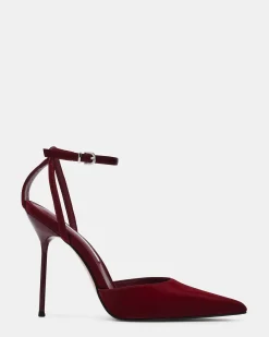 Morrie Dark Cherry Techno Fabric