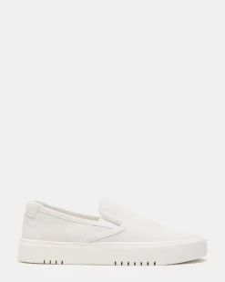 Murphy White Suede