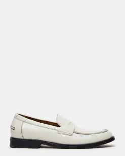 Natan White Leather