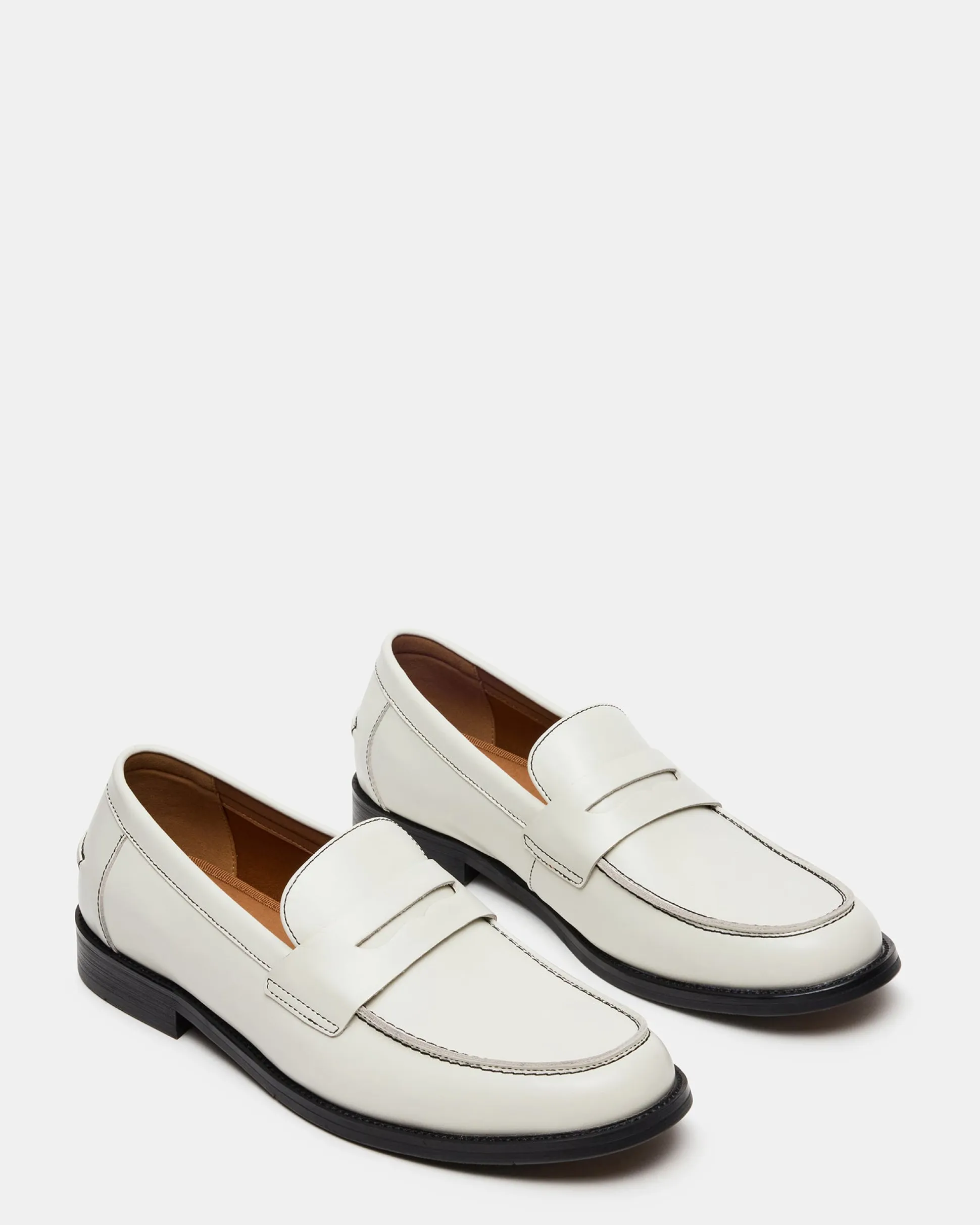 Natan White Leather