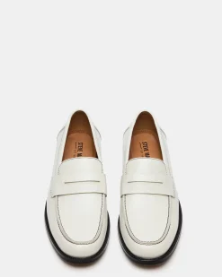 Natan White Leather