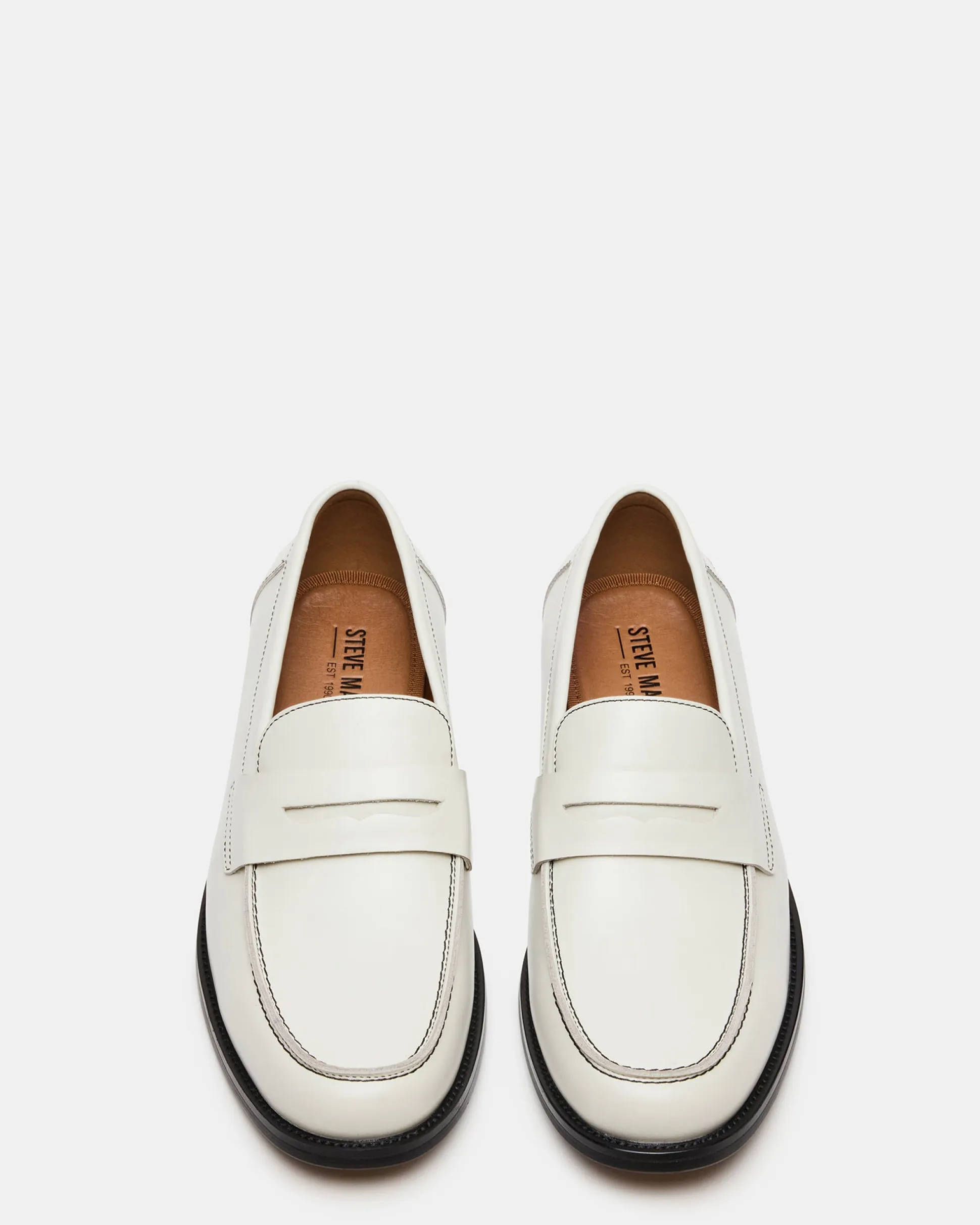 Natan White Leather