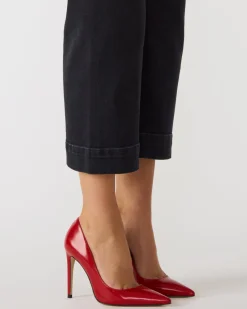 Noir Red Leather