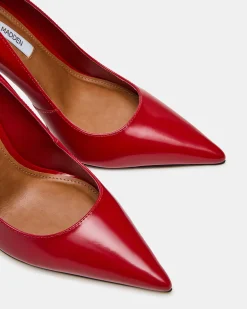 Noir Red Leather