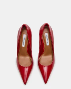 Noir Red Leather