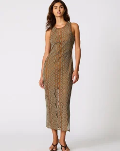 Nyssa Dress Rust Multi