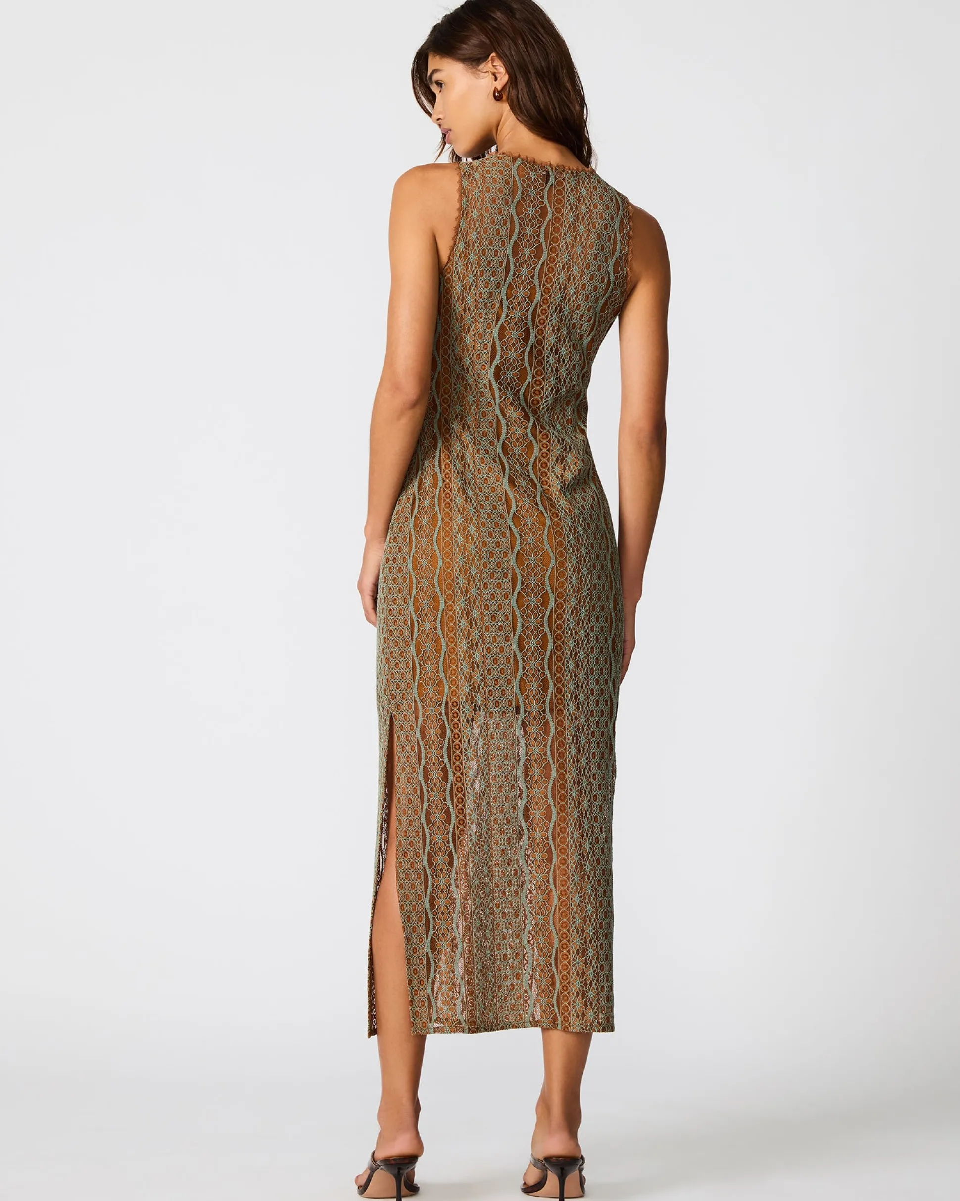 Nyssa Dress Rust Multi