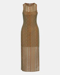 Nyssa Dress Rust Multi