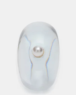Oval-cut Jelly Ring Blue