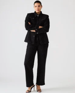 Parc Crystal Jacket Black