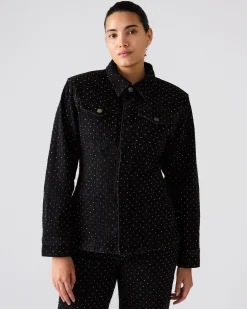 Parc Crystal Jacket Black
