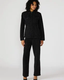 Parc Crystal Jacket Black