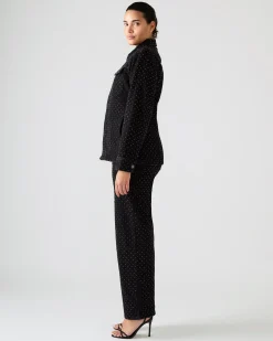 Parc Crystal Jacket Black