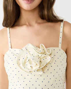 Peony Dress Pristine Ivory