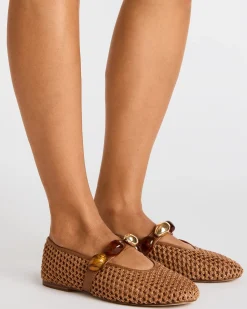 Poppin Brown Raffia
