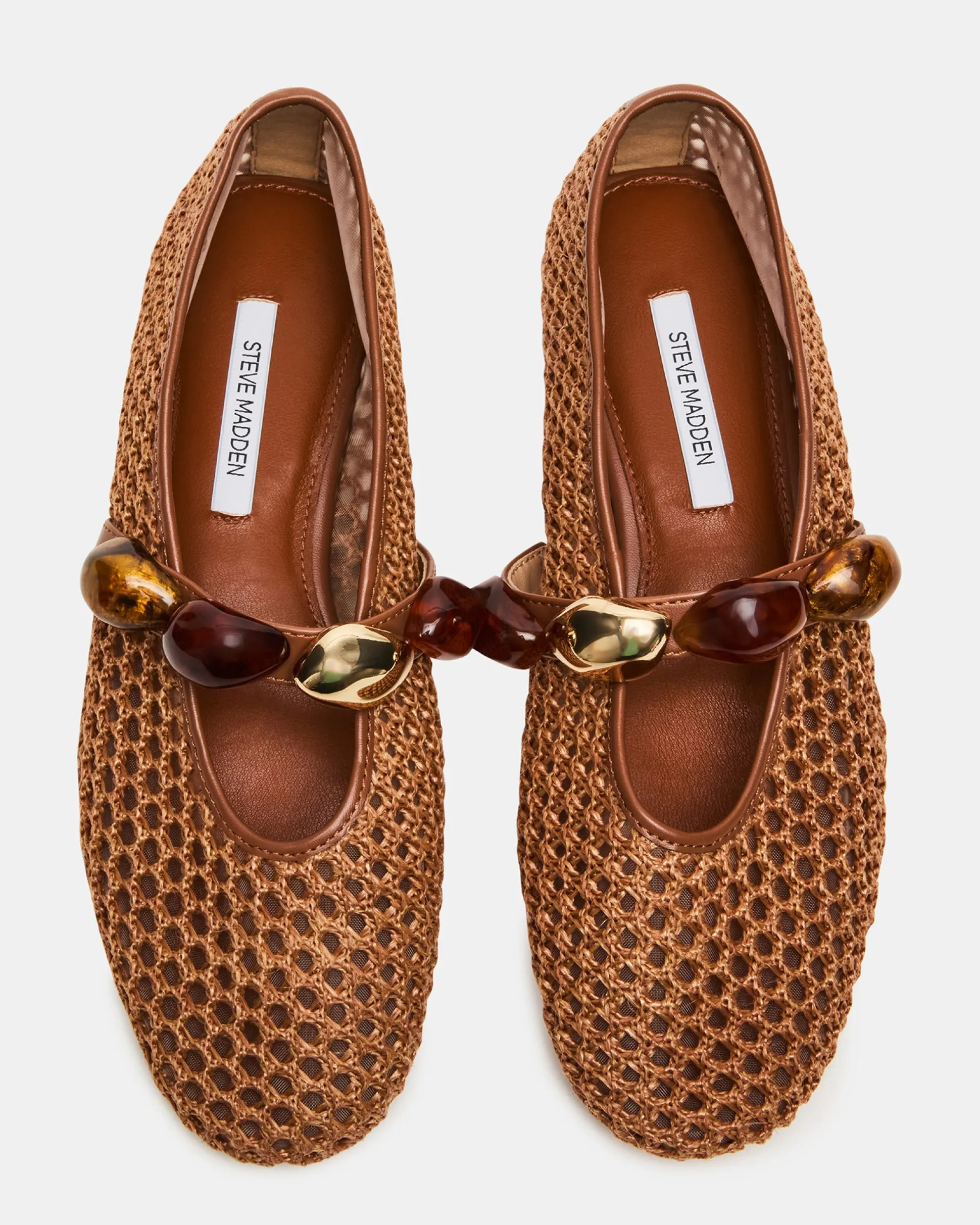 Poppin Brown Raffia