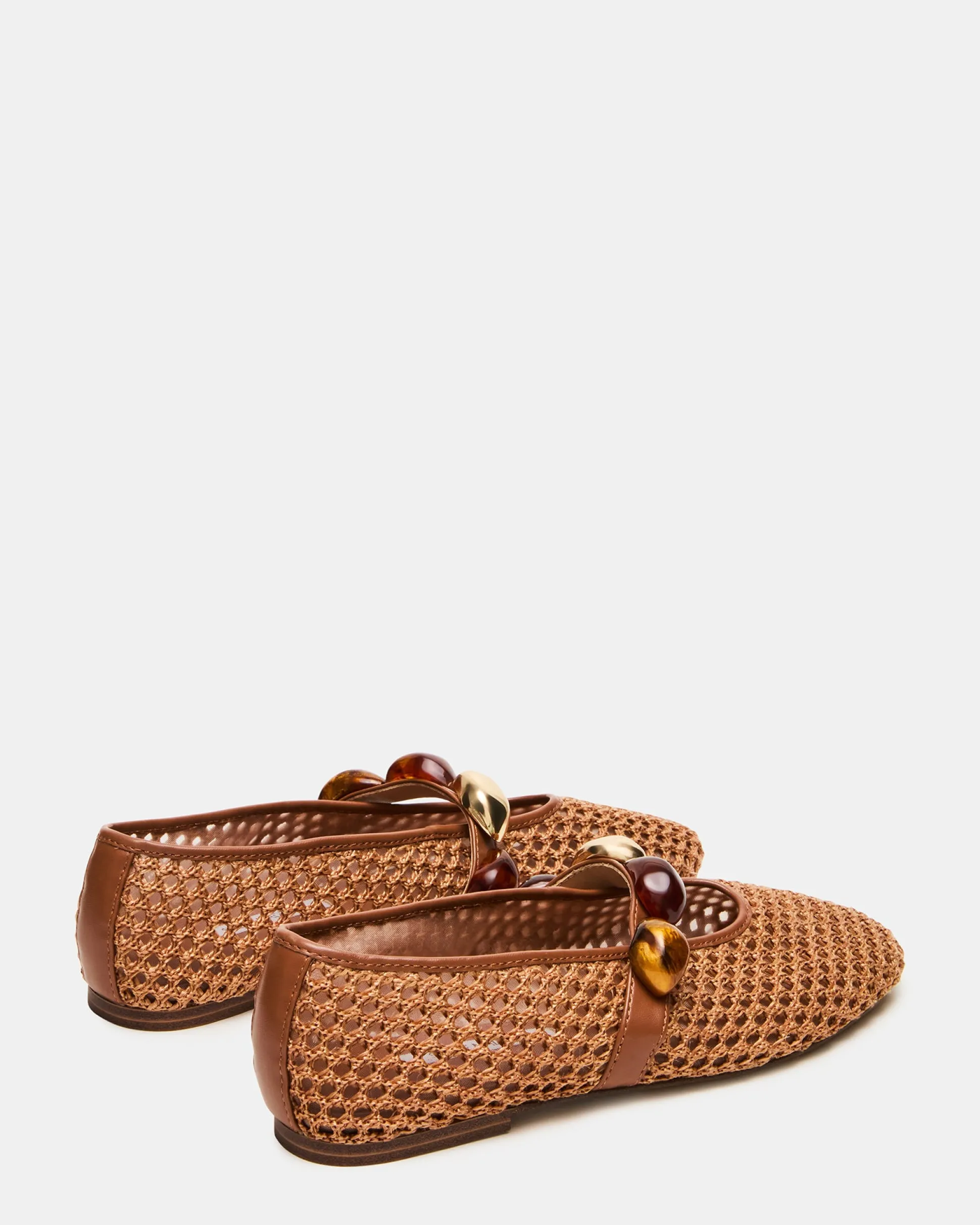 Poppin Brown Raffia