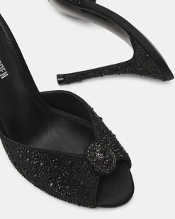 Priya Black Rhinestones