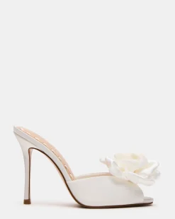 Priya Flower Ivory Satin