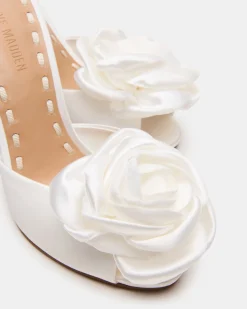 Priya Flower Ivory Satin