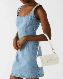 Priya Perforated Bag White