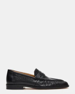 Quincey Black Leather