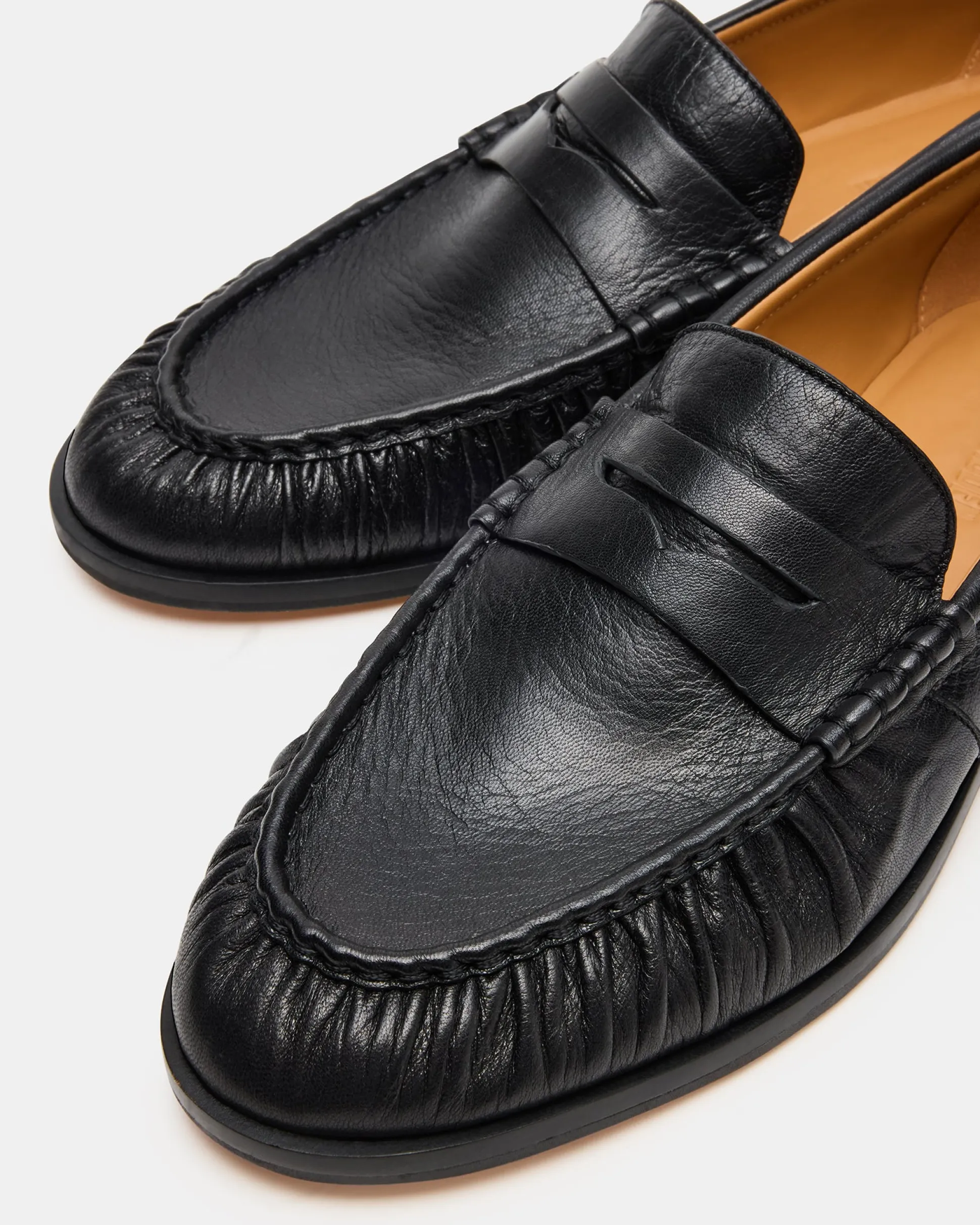 Quincey Black Leather