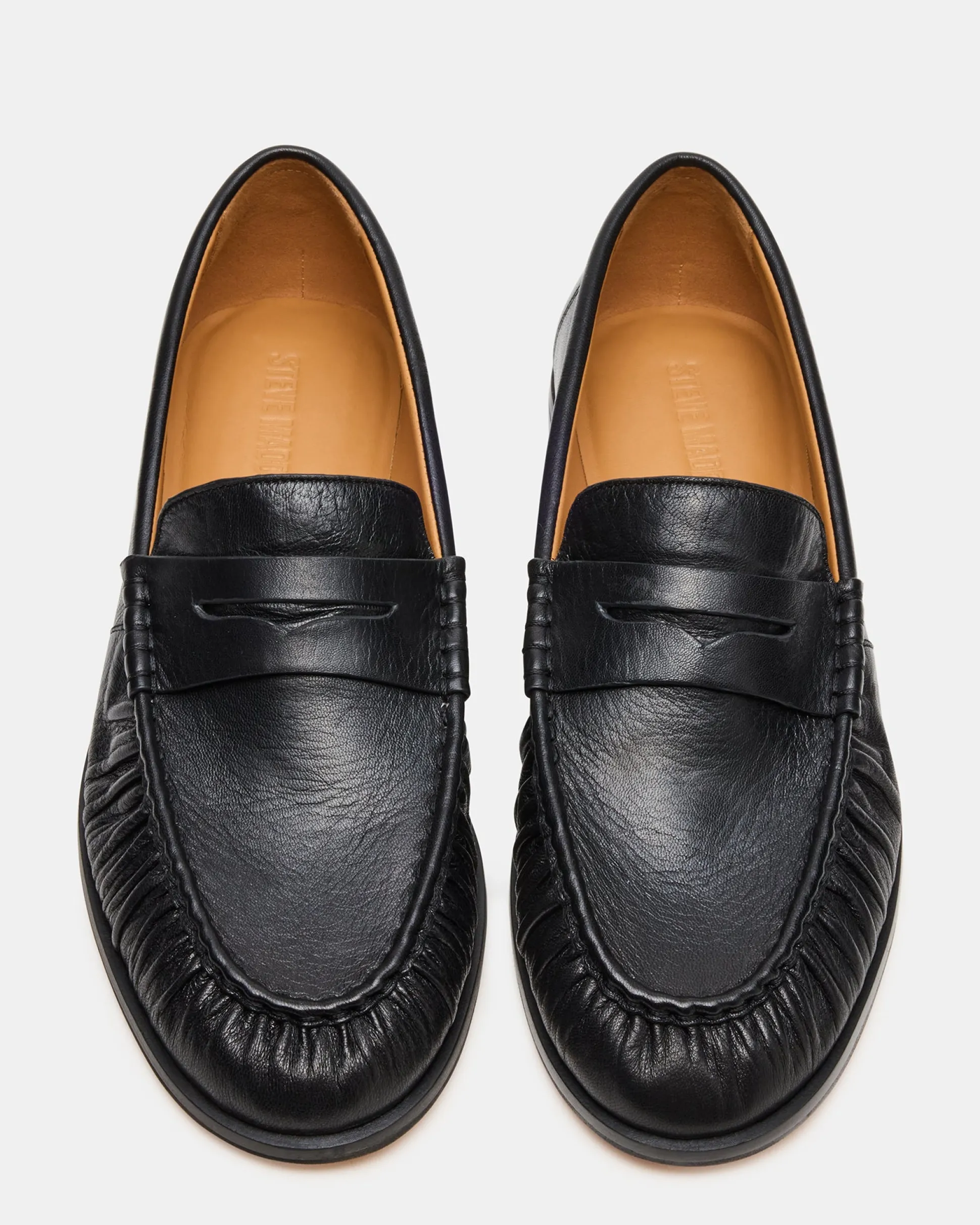 Quincey Black Leather