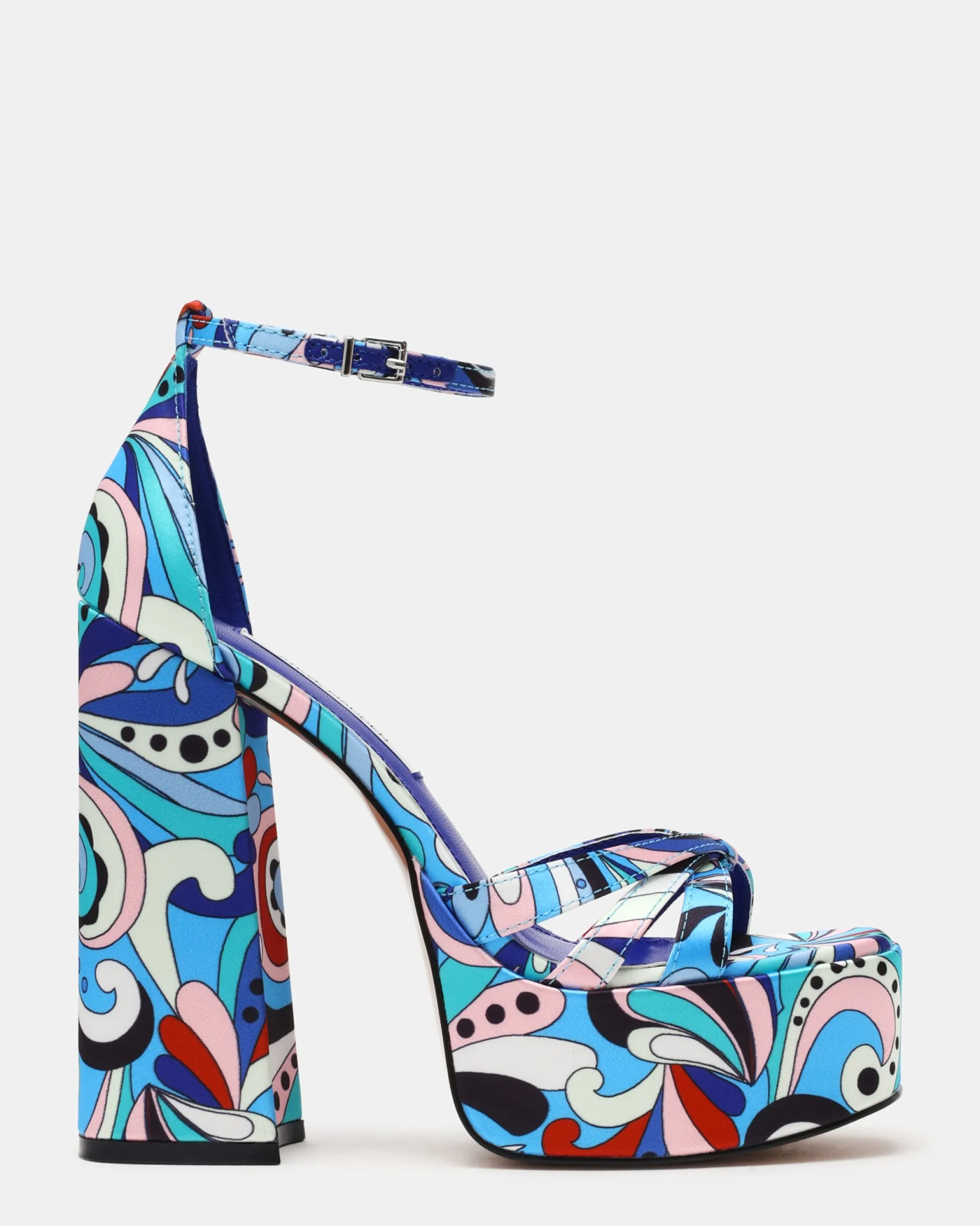 Retro Blue Print