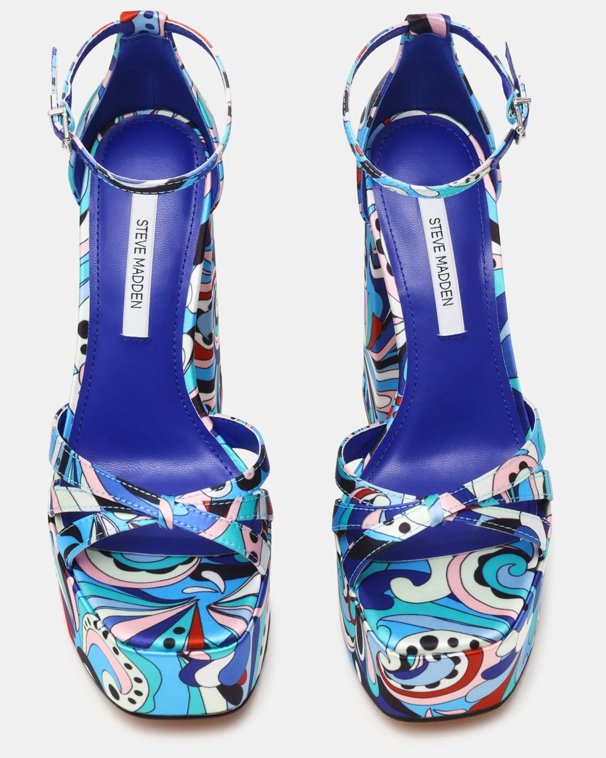 Retro Blue Print