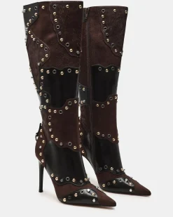 Revive Brown Multi Wide Calf