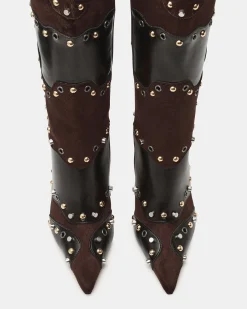 Revive Brown Multi Wide Calf