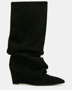 Rhys Black Suede