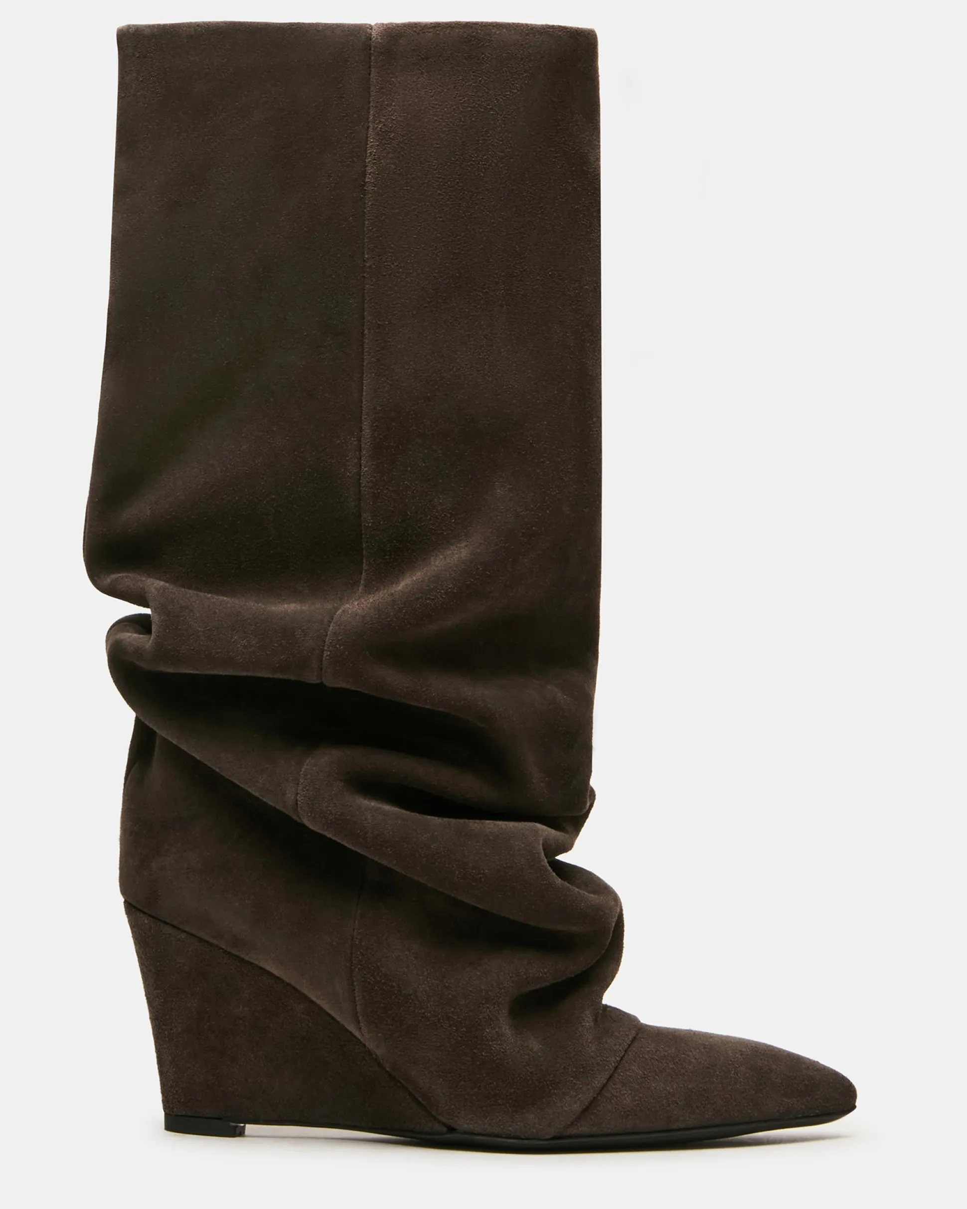 Rhys Dark Taupe Suede