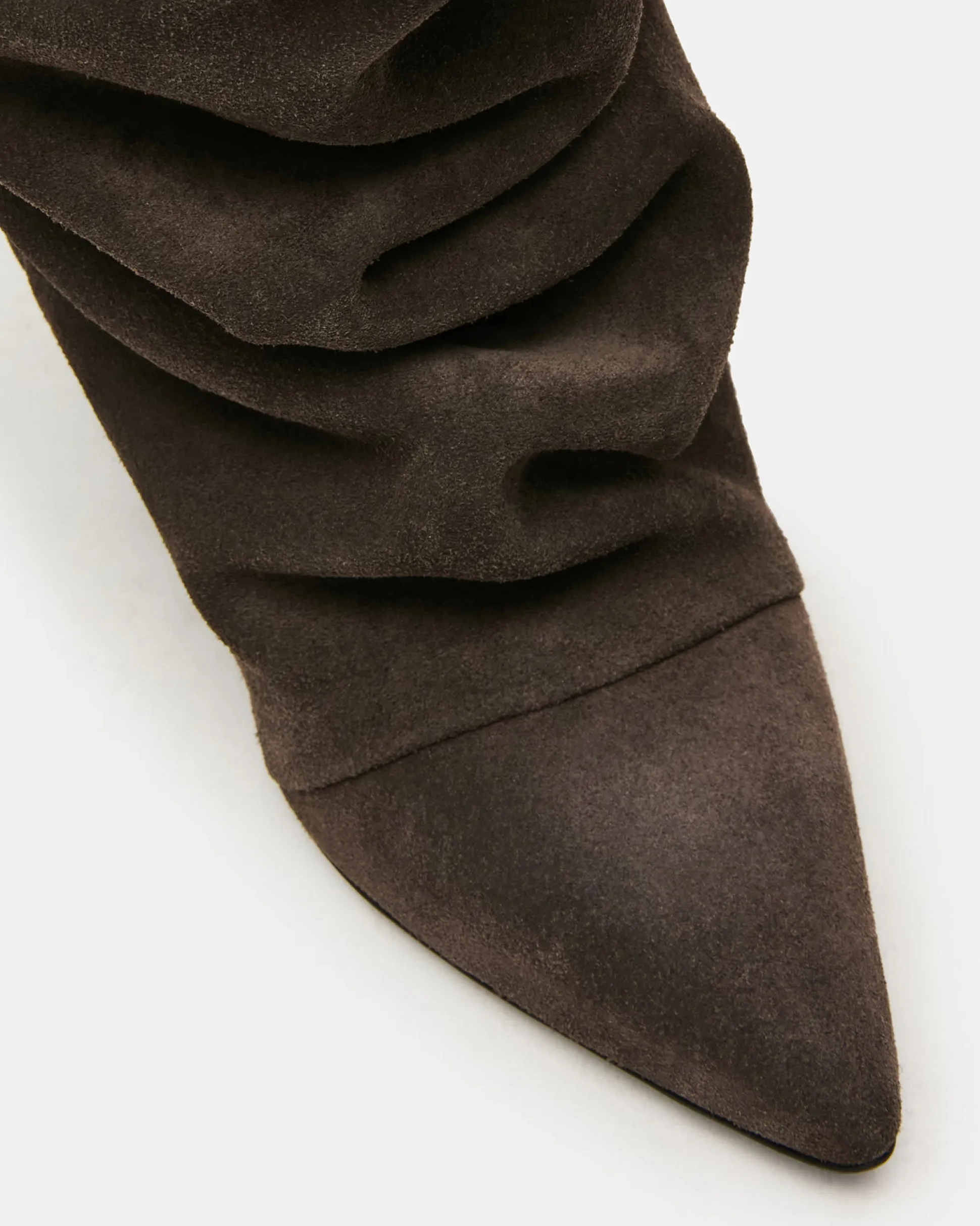 Rhys Dark Taupe Suede