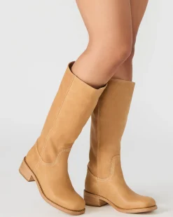 Riggs Banana Leather Wide Calf